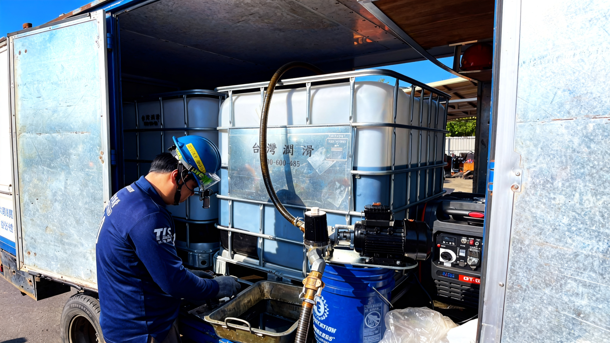 廢油回收清除處理 工業廢油回收與清運實況